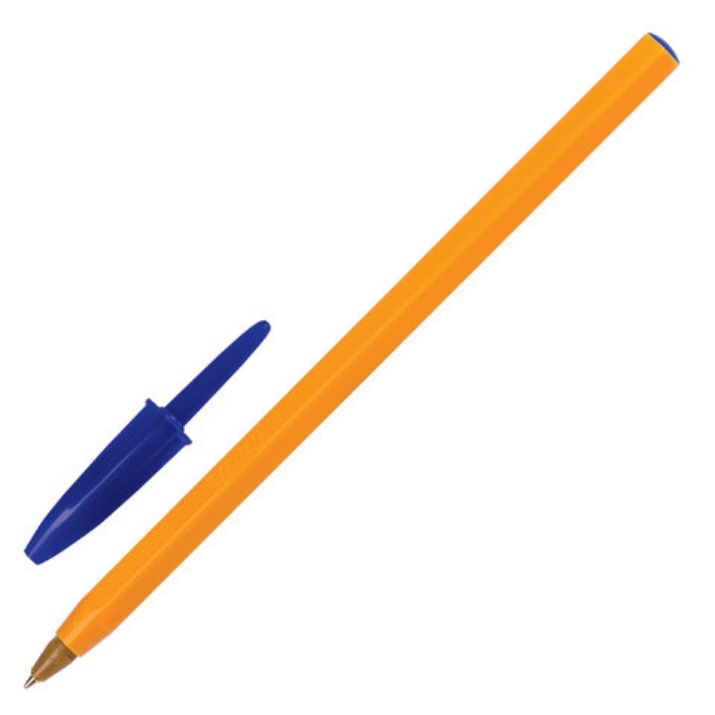 Изображение Ручка шариковая BIC "Orange", СИНЯЯ, корпус оранжевый, узел 0,8 мм, линия письма 0,3 мм, 8099221