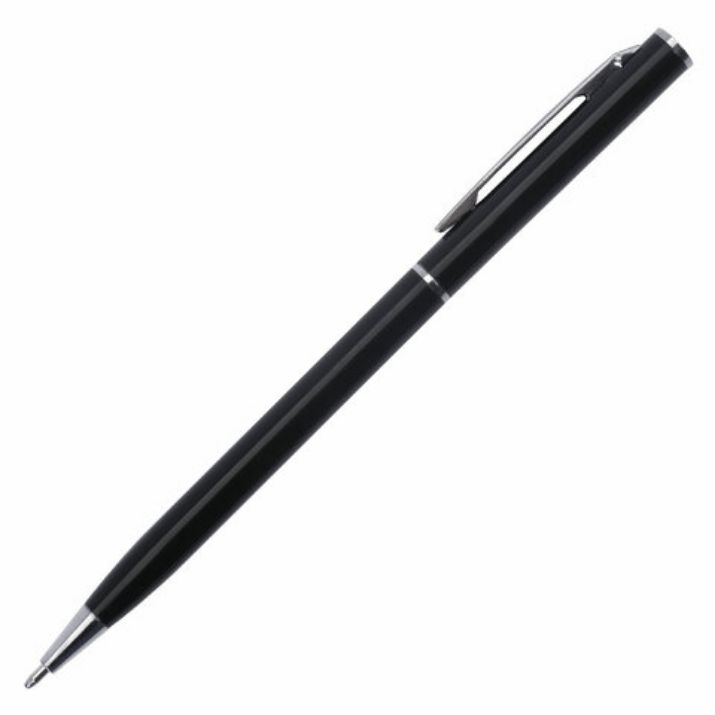 Изображение Ручка подарочная шариковая BRAUBERG "Delicate Black", корпус черный, узел 1 мм, линия письма 0,7 мм,синяя, 141399