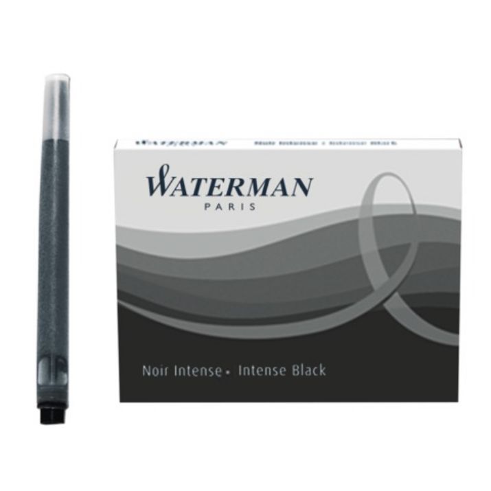 Изображение Картриджи чернильные WATERMAN, комплект 8 штук, черные, S0110850