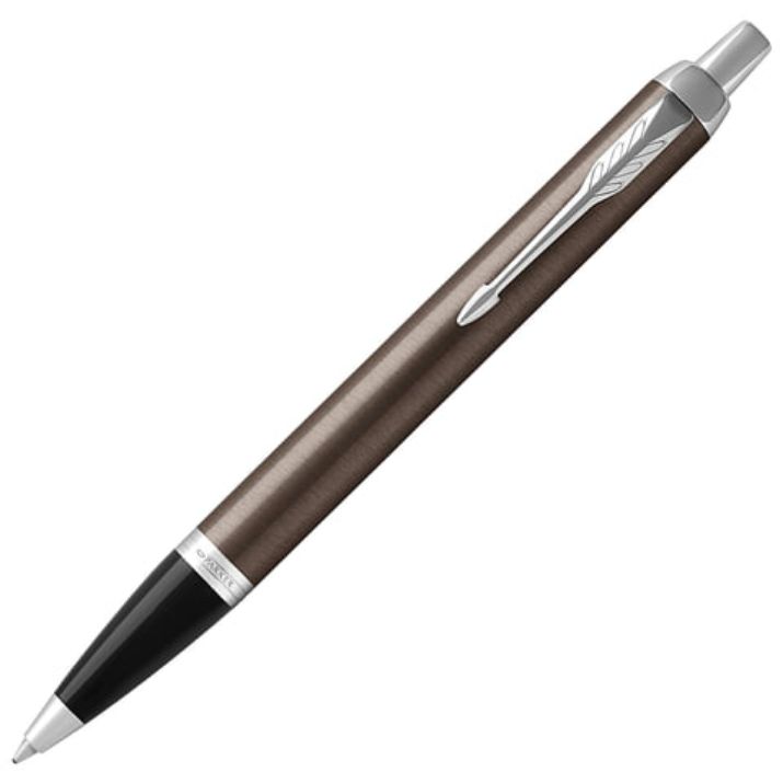Изображение Ручка шариковая PARKER "IM Core Dark Espresso CT", корпус кофейный лак, хромированные детали, синяя, 1931671