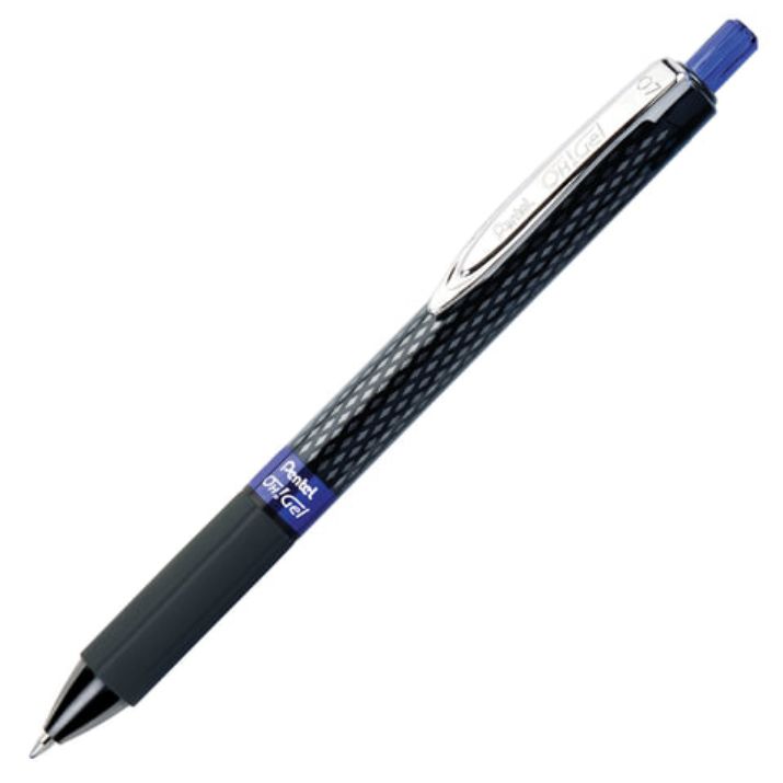 Изображение Ручка гелевая автоматическая с грипом PENTEL (Япония) "Oh!Gel", СИНЯЯ, узел 0,7 мм, линия письма 0,35 мм, K497, K497-CN