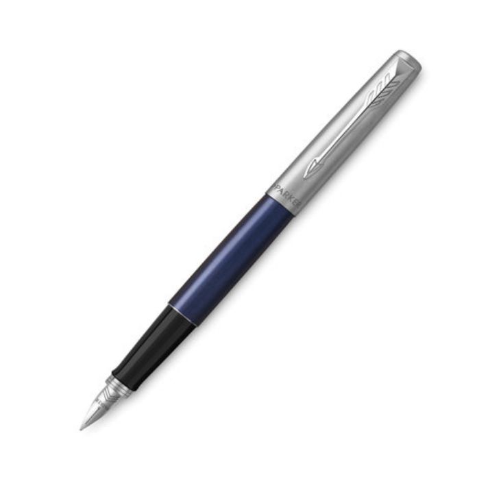 Изображение Ручка перьевая PARKER "Jotter Royal Blue CT", корпус синий, детали из нержавеющей стали, синяя, 2030950