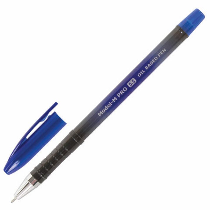 Изображение Ручка шариковая масляная BRAUBERG "Model-M PRO", СИНЯЯ, узел 0,5 мм, линия письма 0,25 мм, 143252
