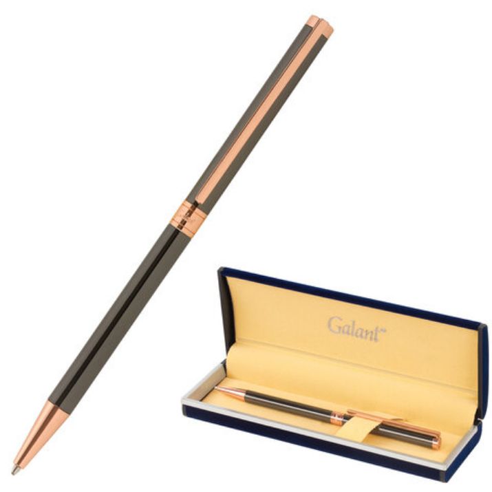 Изображение Ручка подарочная шариковая GALANT "ASTRON BRONZE", корпус металлический, детали розовое золото, узел 0,7 мм, синяя, 143524