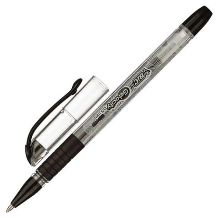 Изображение Ручка гелевая с грипом BIC "Gelocity Stic", ЧЕРНАЯ, узел 0,5 мм, линия письма 0,29 мм, CEL1010266