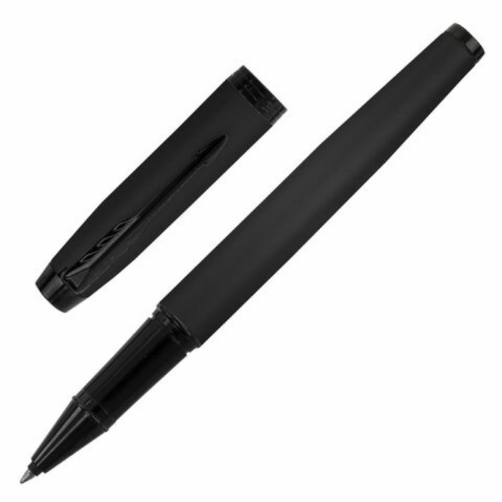 Изображение Ручка-роллер PARKER "IM Achromatic Black BT", корпус черный матовый, нержавеющая сталь, черная, 2127743