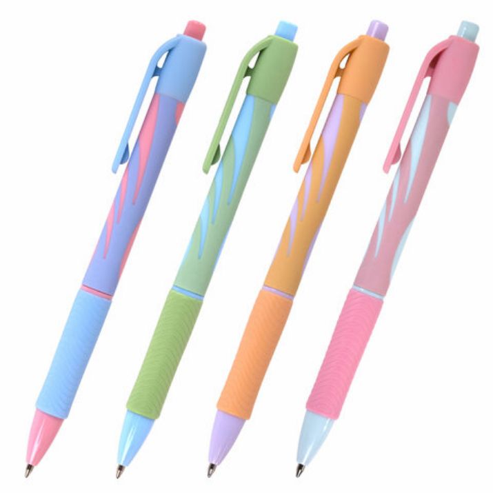 Изображение Ручка шариковая автоматическая BRAUBERG ULTRA-RT PASTEL, СИНЯЯ, 0,7 мм, линия 0,35 мм, 143933