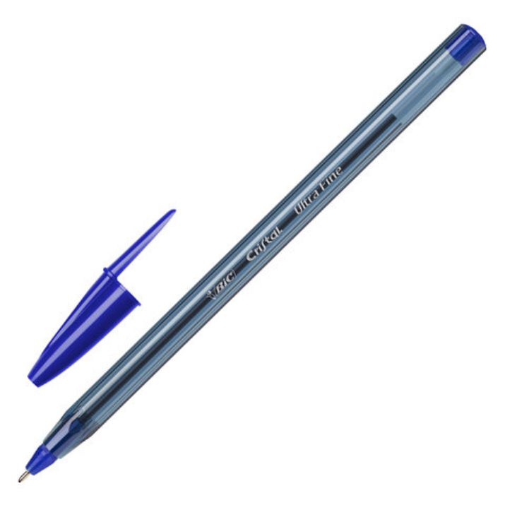 Изображение Ручка шариковая BIC "Cristal Exact", СИНЯЯ, корпус тонированный, узел 0,7 мм, линия письма 0,28 мм, 992605
