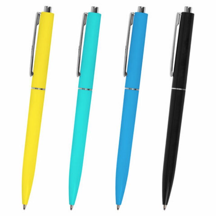 Изображение Ручка шариковая автоматическая BRAUBERG X17 COLOR, СИНЯЯ, стандартный узел 0,7 мм, линия письма 0,5 мм, 144154