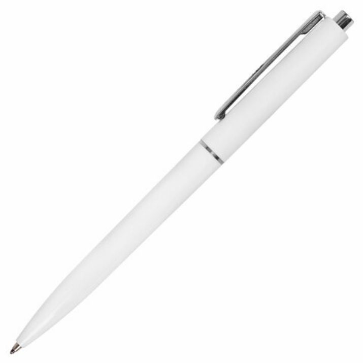 Изображение Ручка шариковая автоматическая BRAUBERG X17 WHITE, СИНЯЯ, корпус белый, стандартный узел 0,7 мм, линия письма 0,5 мм, 144156