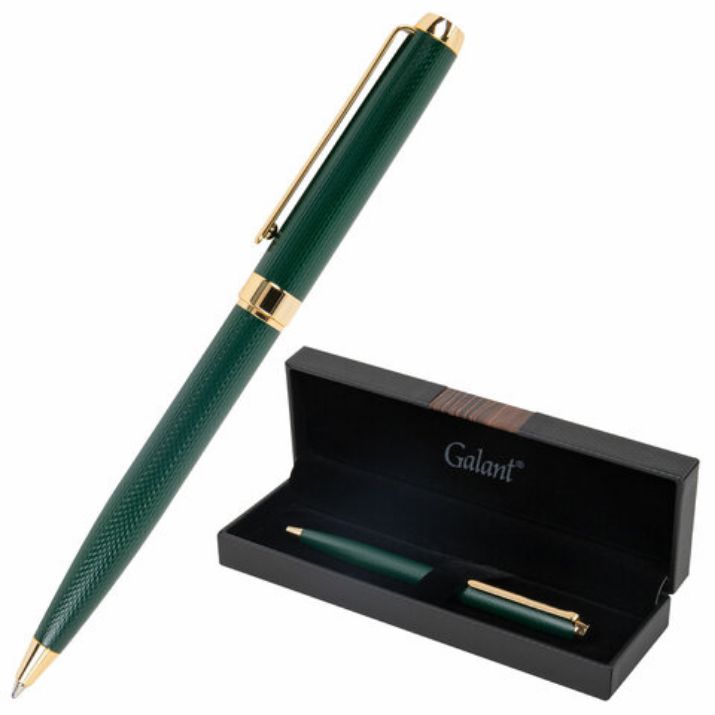Изображение Ручка подарочная шариковая GALANT "Ando Emerald", корпус изумруд, детали золото, узел 0,7 мм, линия письма 0,5 мм, синяя, 144175