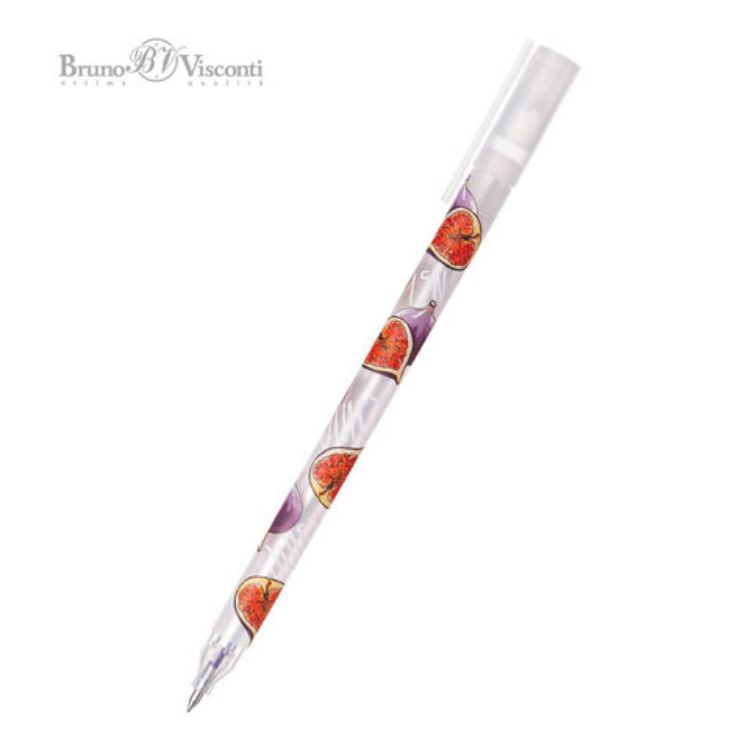 Изображение Ручка гелевая BRUNO VISCONTI "UniWrite", СИНЯЯ, "Fresh&fruity. Инжир", линия 0,4 мм, 20-0305/02