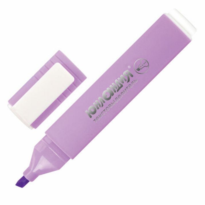 Изображение Текстовыделитель ЮНЛАНДИЯ "COLORSTAR PASTEL", ЛАВАНДОВЫЙ, линия 1-4 мм, 151714