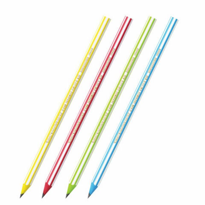 Изображение Карандаш чернографитный BIC, 1 шт., "Evolution Stripes", HB, корпус ассорти, 918487