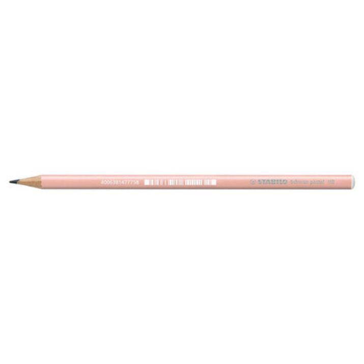 Изображение Карандаш чернографитный STABILO, 1 шт., "Schwan Pastel", HB, корпус персиковый, 421/HB-4