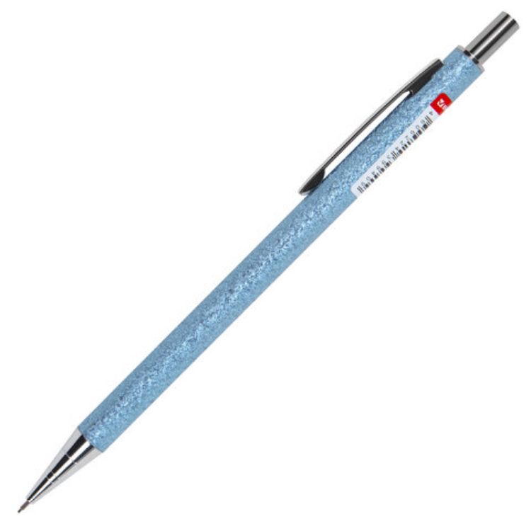 Изображение Карандаш механический 0,5 мм, HB, BRAUBERG OCEAN BLUE, металлический корпус, 181978