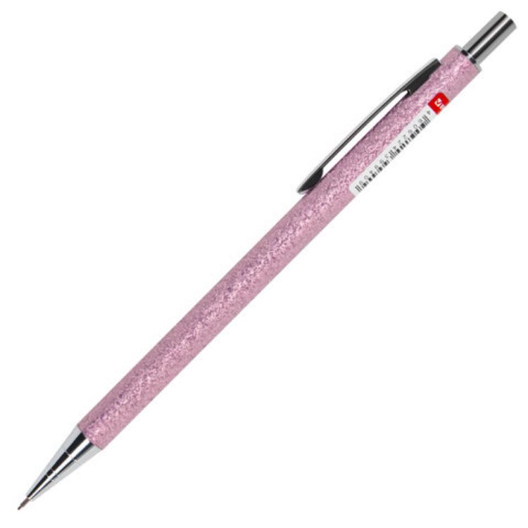 Изображение Карандаш механический 0,5 мм, HB, BRAUBERG "ROSE PINK", металлический корпус, 181979
