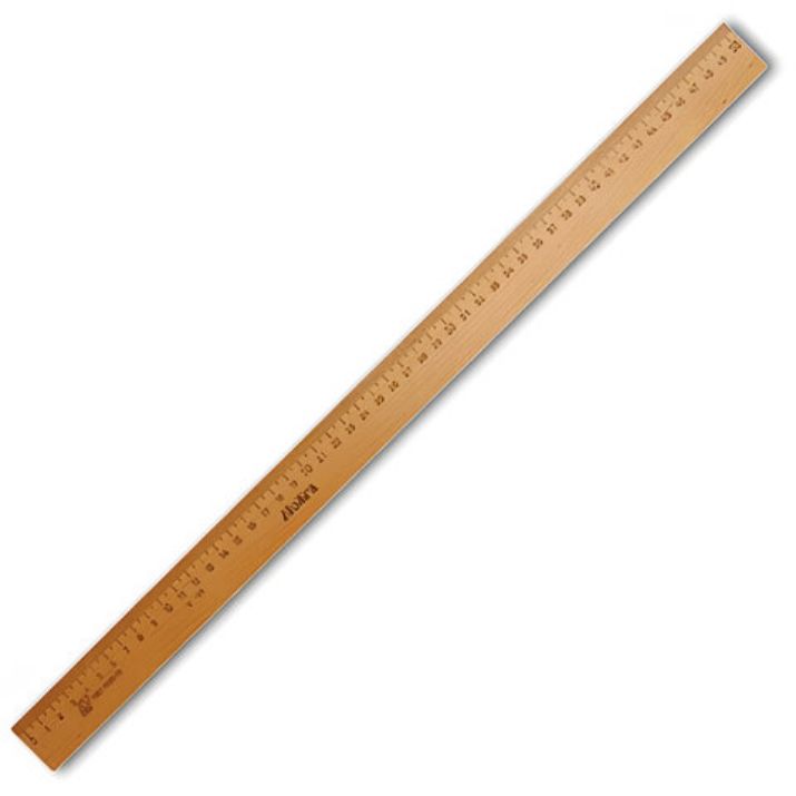 Изображение Линейка деревянная, 50 см, ЛП-500, МОЖГА, С209, C209