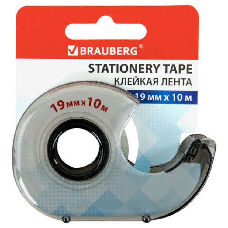 Изображение Клейкая лента 19 мм х 10 м в диспенсере, BRAUBERG, 227265