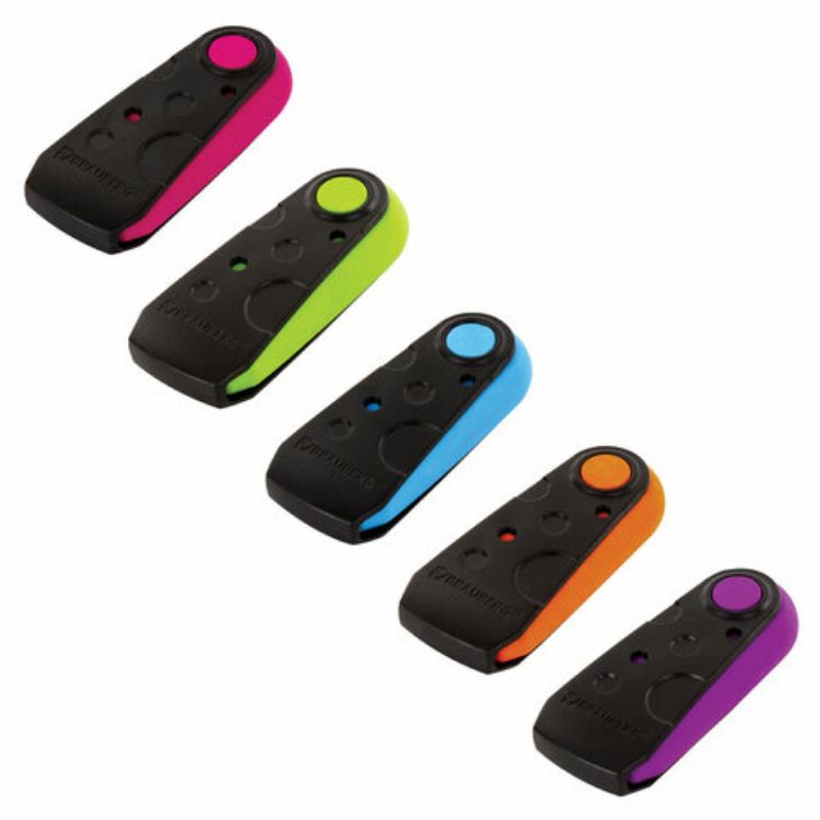 Изображение Ластик BRAUBERG "ULTRA COLOR", 57х24х15 мм, ассорти, черный пластиковый футляр, 229562