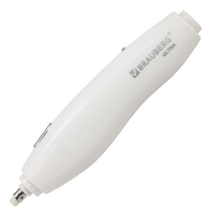Изображение Ластик электрический BRAUBERG "ULTRA", АККУМУЛЯТОР, зарядка USB, + 16 сменных ластиков, 229609