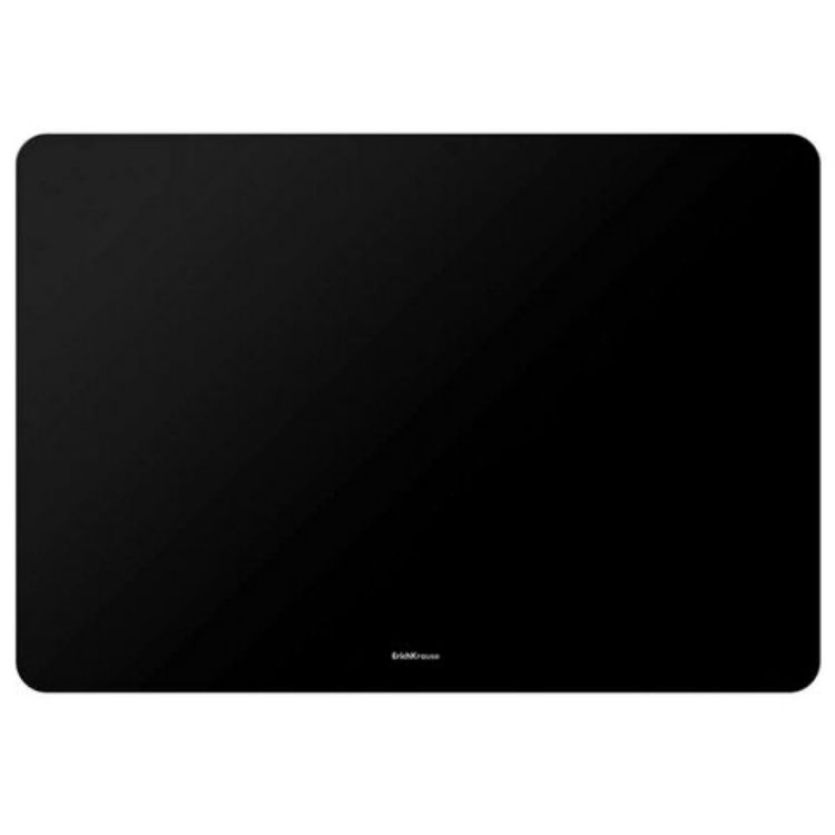 Изображение Коврик-подкладка настольный ERICH KRAUSE "Matt Total Black", A2 (590х420 мм), черный, 61240