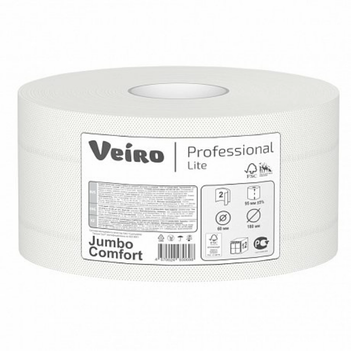 Изображение Бумага туалетная Jumbo Comfort в средних рулонах, 2 слоя, 150 м (Jumbo Comfort)