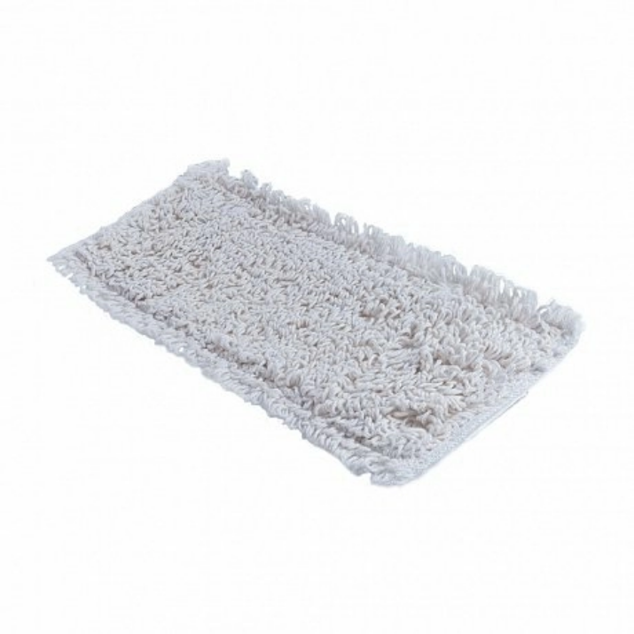 Изображение Насадка тафтинговая для плоской швабры, 40x11 см, карманы-языки