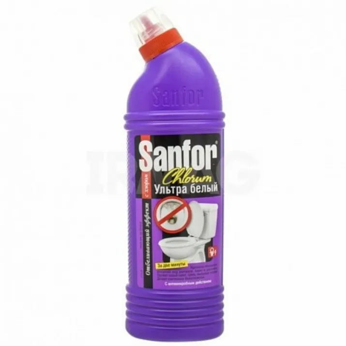 Изображение Средство чистящее для сантехники "Sanfor Chlorum Ультра белый", 750 мл