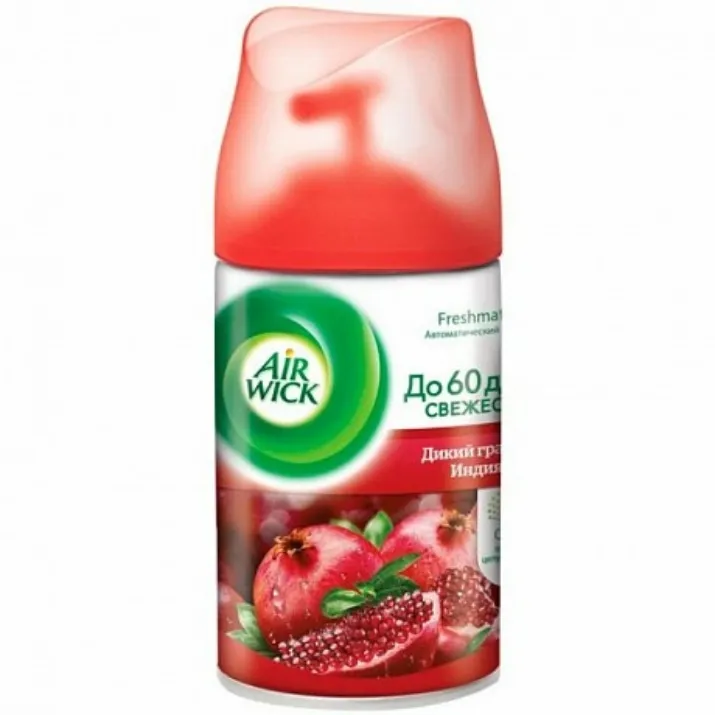 Изображение Освежитель воздуха "Air wick Fresh Matic", 250 мл, сменный аэрозольный баллон, гранат