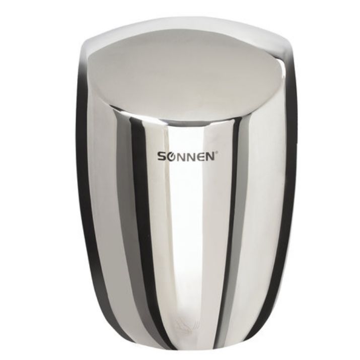 Изображение Сушилка для рук SONNEN HD-777, 1200 Вт, нержавеющая сталь, антивандальная, хром, 604748