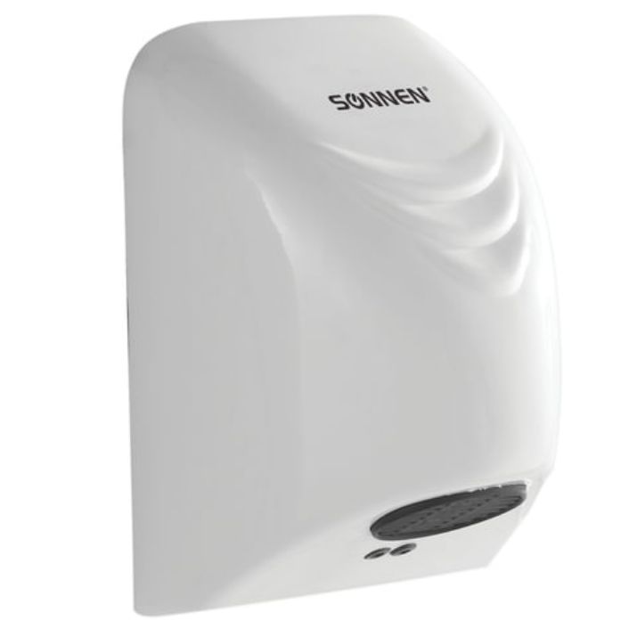 Изображение Сушилка для рук SONNEN HD-988, 850 Вт, пластиковый корпус, белая, 604189