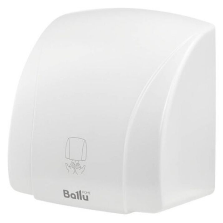 Изображение Сушилка для рук BALLU BAHD-1800, 1800 Вт, металлическая, антивандальная, белая, GSX 1800