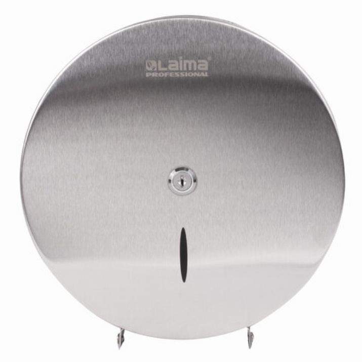 Изображение Диспенсер для туалетной бумаги LAIMA PROFESSIONAL INOX, (Система T2) малый, нержавеющая сталь, матовый, 605698