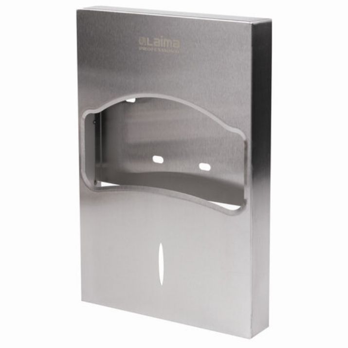 Изображение Диспенсер для покрытий на унитаз LAIMA PROFESSIONAL INOX, 1/4 сложения, нержавеющая сталь, матовый, 605704