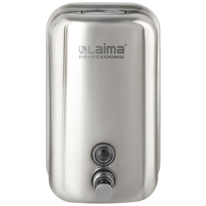 Изображение Дозатор для жидкого мыла LAIMA PROFESSIONAL INOX (гарантия 3 года), 1 л, нержавеющая сталь, зеркальный, 605393
