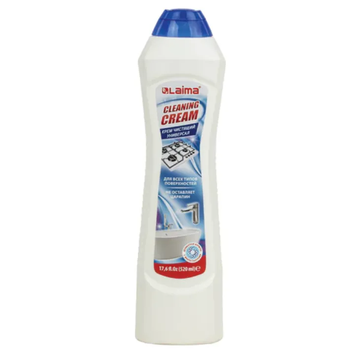 Изображение Чистящее средство универсальное крем 520 мл, LAIMA PROFESSIONAL "White fresh", 608659