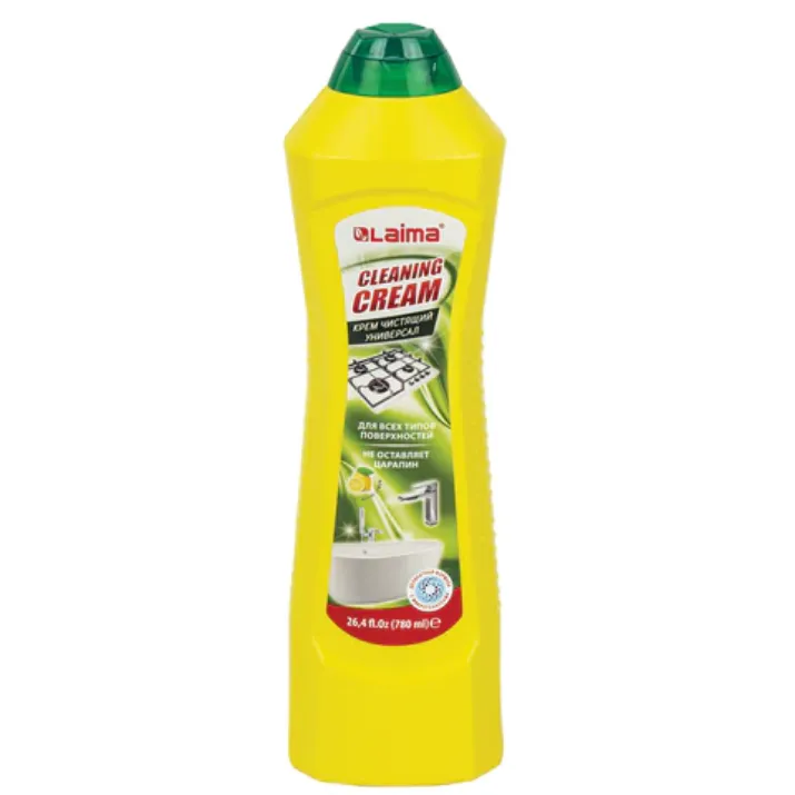 Изображение Чистящее средство универсальное крем 780 мл, LAIMA PROFESSIONAL "Лимон", 608662